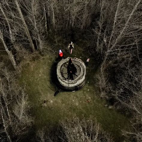 Witch drone video